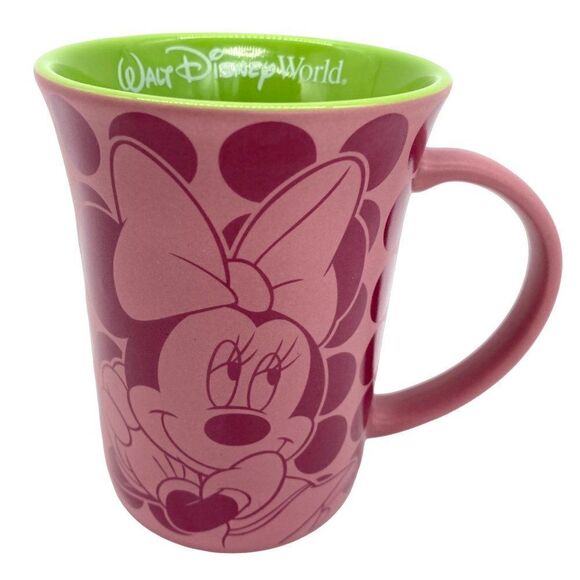 Disney Parks Walt Disney World Minnie Mouse Pink Polka Dot Mug - Picture 4 of 8
